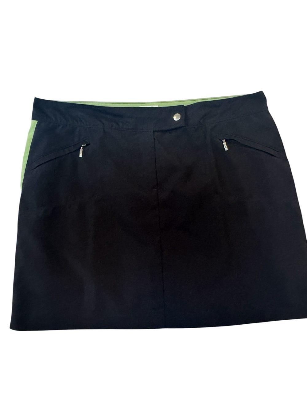 Izod XFG cool FX black green Golf tennis skort 14